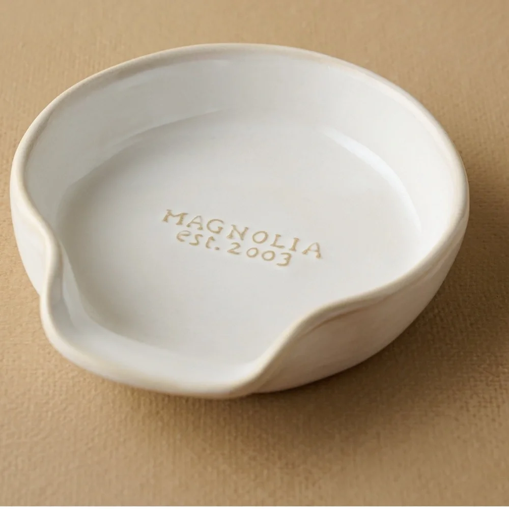 Magnolia Established 2003 Ceramic Spoon Rest